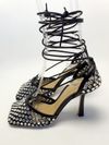 Sandália Bottega Veneta Sparkle Stretch Lace-up 