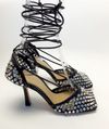Sandália Bottega Veneta Sparkle Stretch Lace-up 