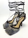 Sandália Bottega Veneta Sparkle Stretch Lace-up 