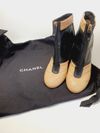 Bota Chanel  couro 