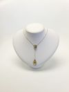 Colar em ouro amarelo 18K e quartzo 