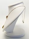 Colar em ouro amarelo 18K e quartzo 