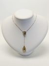 Colar em ouro amarelo 18K e quartzo 
