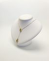 Colar em ouro amarelo 18K e quartzo 