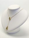 Colar em ouro amarelo 18K e quartzo 