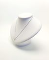 Gargantilha em ouro branco 18K 