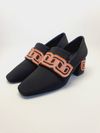 Sapato Hermès Chaîne d´Ancre Crystal Pumps 