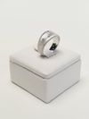 Anel HStern Coleção Code ouro branco 18K 