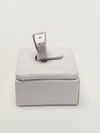 Anel HStern Coleção Code ouro branco 18K 