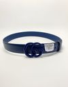 Cinto Gucci GG Marmont Thin Monochrome 