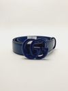 Cinto Gucci GG Marmont Thin Monochrome 