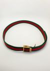 Cinto Gucci Striped Webbing 