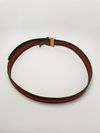 Cinto Gucci Striped Webbing 