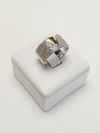 Anel Vivara em ouro amarelo e ouro branco 18K 