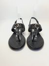 Sandália Chanel Crystal CC Thongs 
