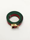 Cinto Gucci Striped Webbing 