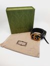 Cinto Gucci Snake Double G Logo Belt 