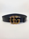 Cinto Gucci Snake Double G Logo Belt 