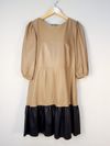 Vestido Tannerie couro