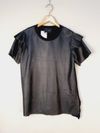 Blusa Andrea Bogosian couro