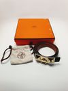 Cinto Hermès Collier de Chien reversível 