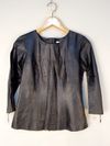 Blusa Claudia Martinez couro