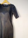 Vestido em couro