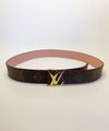 Cinto Louis Vuitton Initiales Belt reversível 