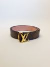 Cinto Louis Vuitton Initiales Belt reversível 