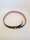 Cinto Louis Vuitton Initiales Belt reversível 