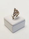 Anel HStern Rei Maior Coleção Jogo de Cartas ouro branco 18K 
