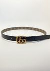 Cinto Gucci GG Supreme reversível 