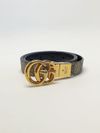 Cinto Gucci GG Supreme reversível 