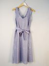 Vestido Liziane Richter couro 