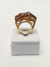 Anel HStern Coleção Grupo Corpo ouro amarelo 18K 