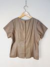 Blusa Alice Costi couro