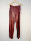 Calça Liziane Richter couro 