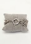 Pulseira Tiffany & Co. Puffed Heart Multistrand Toggle Bracelet 