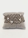 Pulseira Tiffany & Co. Puffed Heart Multistrand Toggle Bracelet 