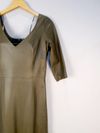 Vestido Liziane Richter couro