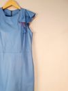 Vestido Zinnia couro