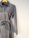 Vestido Liziane Richter couro 