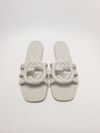 Sandália Flat Gucci Interlocking G 