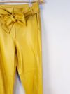 Calça Liziane Richter couro 