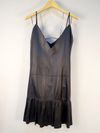 Vestido Tannerie couro