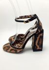 Sapato Dolce & Gabanna Leopard Crystal Pumps 