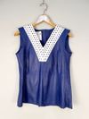 Blusa Tássia Ely couro