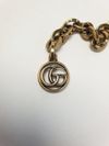 Cinto Gucci Antique Gold Double G 