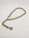 Cinto Gucci Antique Gold Double G 