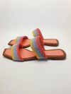 Rasteira Alexandre Birman Georgia Slide Salmon Pink